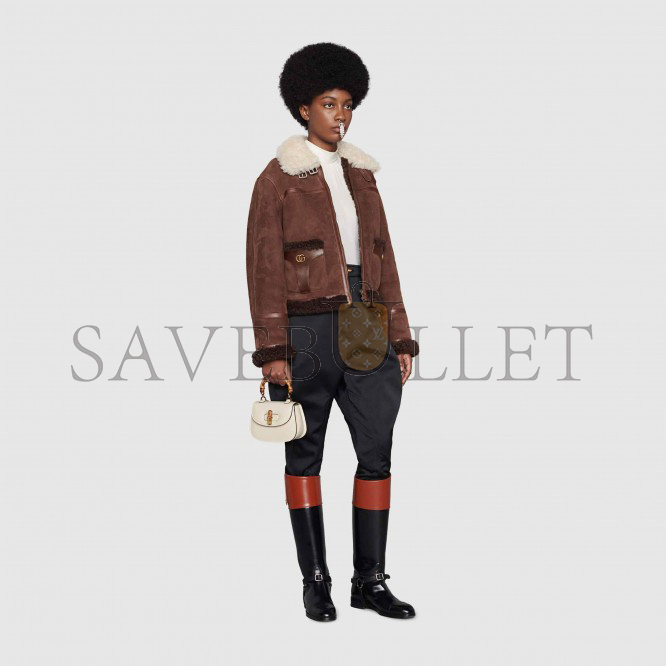 G*u*i bamboo 1947 mini top handle bag 686864 (17*12*7.5cm)